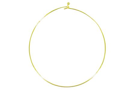 Collier métal rigide diam. 14 cm doré ou argenté